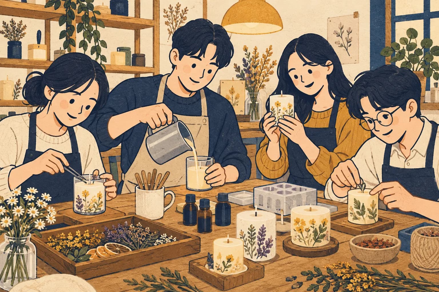 정서 환기 문화 체험 10 (캔들 공예 워크숍)