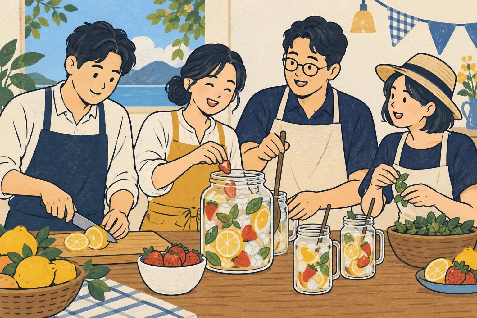 정서 환기 문화 체험 6 (수박 화채 나눔)
