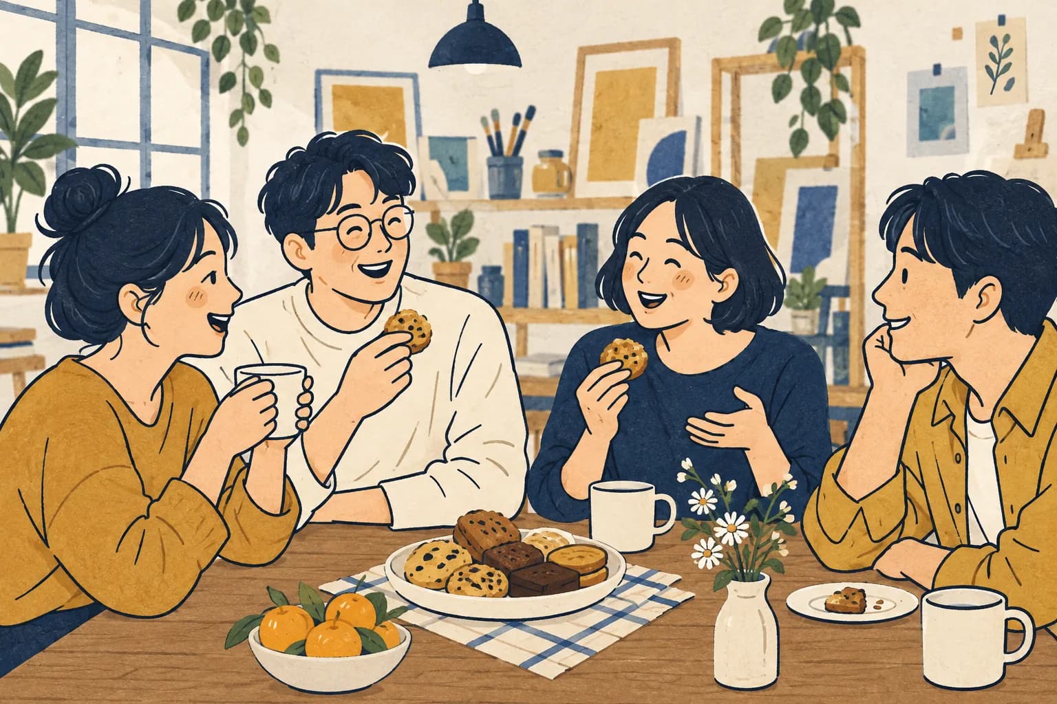정서 환기 문화 체험 7 (다과 다도 나눔)
