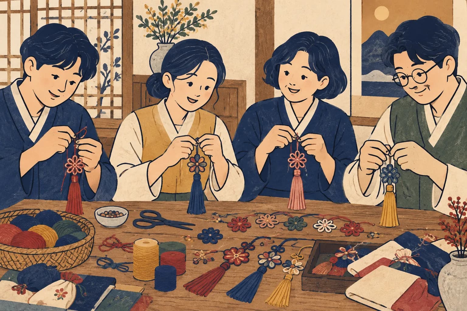 정서 환기 문화 체험 8 (전통 매듭 공예)